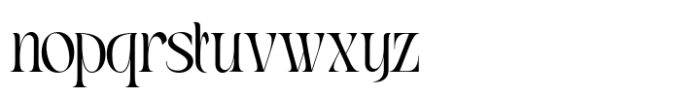Maberk Font LOWERCASE