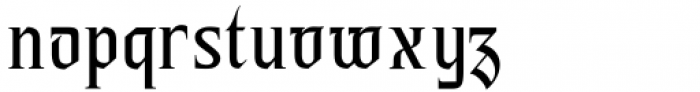 Maboth Typeface Bold Font LOWERCASE