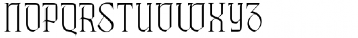 Maboth Typeface Light Font UPPERCASE