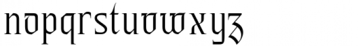 Maboth Typeface Medium Font LOWERCASE