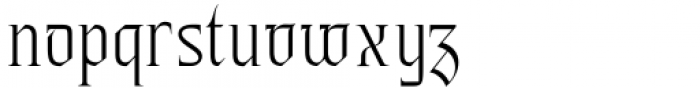 Maboth Typeface Regular Font LOWERCASE