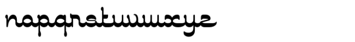 Mabrukah Font LOWERCASE