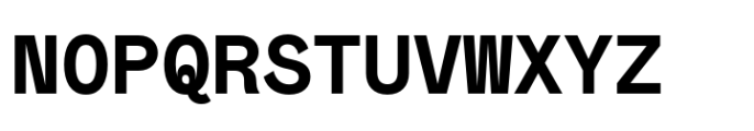 Mabry Mono Bold Font UPPERCASE