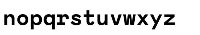 Mabry Mono Bold Font LOWERCASE