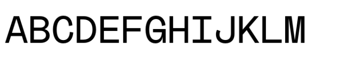 Mabry Mono Mono Font UPPERCASE