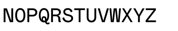 Mabry Mono Mono Font UPPERCASE