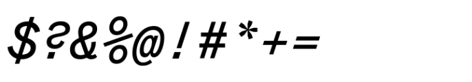 Mabry Mono Variable Italic Font OTHER CHARS