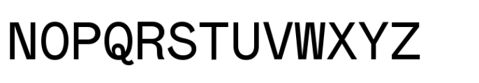 Mabry Mono Variable Upright Font UPPERCASE