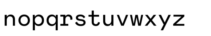 Mabry Mono Variable Upright Font LOWERCASE