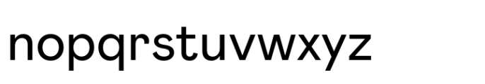 Mabry Regular Font LOWERCASE
