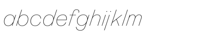 Mabry Thin Italic FONT