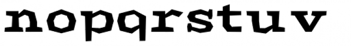 Macahe Bold Font LOWERCASE
