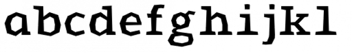 Macahe Condensed Medium Font LOWERCASE