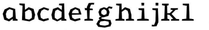 Macahe Condensed Regular Font LOWERCASE