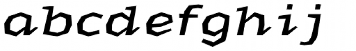 Macahe Medium Italic Font LOWERCASE