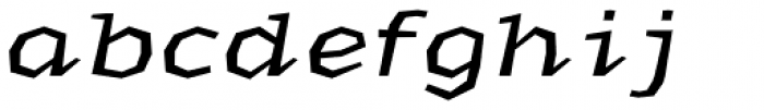 Macahe Regular Italic Font LOWERCASE