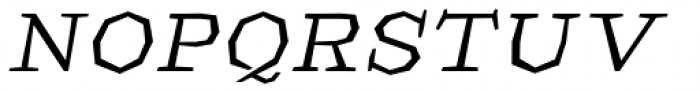 Macahe Thin Italic Font UPPERCASE