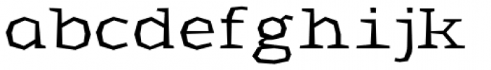 Macahe Thin Font LOWERCASE