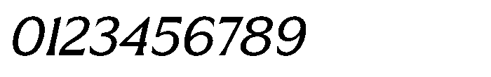 Macala De Club Italic Font OTHER CHARS