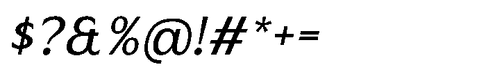 Macala De Club Italic Font OTHER CHARS