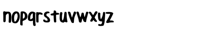 Macaroni Cartoon Font LOWERCASE