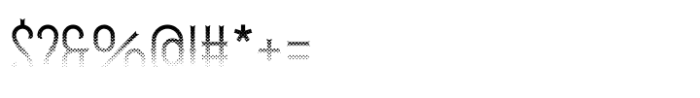 Macarouche Halftone 1 Font OTHER CHARS
