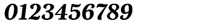Machado Serifada Machado Bold Italic Font OTHER CHARS