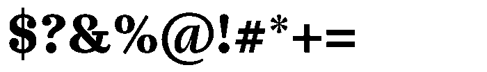 Machado Serifada Machado Bold Font OTHER CHARS