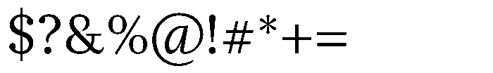 Machado Serifada Machado Regular Font OTHER CHARS