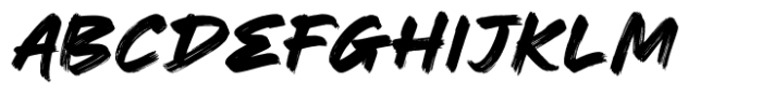 Machine Ground Brush Font UPPERCASE