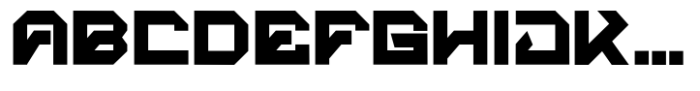 Machine Ground Display Font