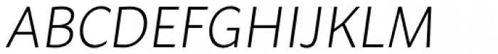 Macho Light Italic Font UPPERCASE