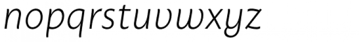Macho Light Italic Font LOWERCASE