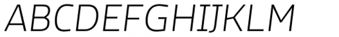 Macho Modular Thin Italic Font UPPERCASE
