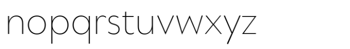 Mack Thin Font LOWERCASE