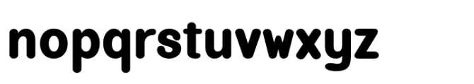 Mackaly Black Font LOWERCASE