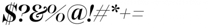 Mackay Medium Italic Font OTHER CHARS