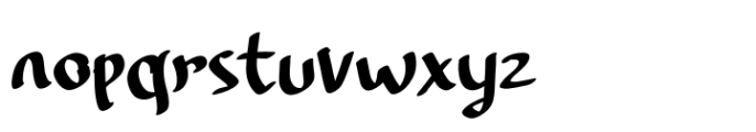 Macklews Handwritten Font LOWERCASE