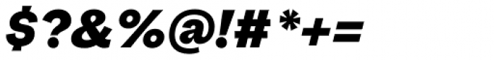 Macklin Sans Black Italic Font OTHER CHARS