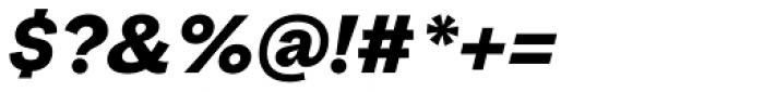 Macklin Sans Extra Bold Italic Font OTHER CHARS