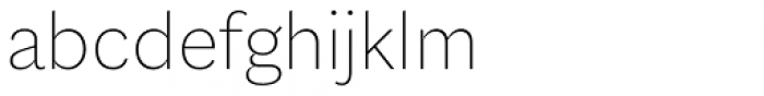Macklin Sans Extra Light Font LOWERCASE
