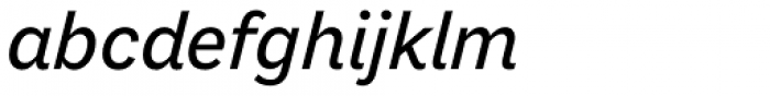 Macklin Sans Italic Font LOWERCASE