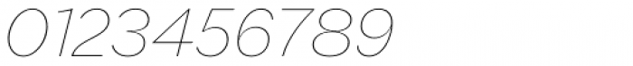 Macklin Sans Thin Italic Font OTHER CHARS