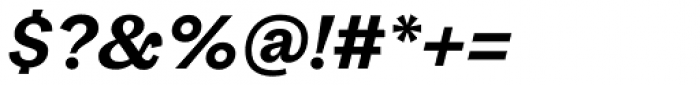 Macklin Slab Bold Italic Font OTHER CHARS