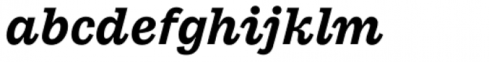 Macklin Slab Bold Italic Font LOWERCASE