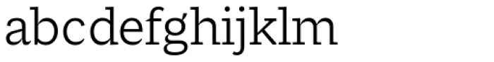 Macklin Slab Light Font LOWERCASE