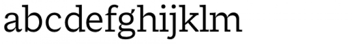 Macklin Slab Regular Font LOWERCASE