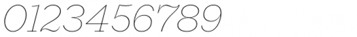 Macklin Slab Thin Italic Font OTHER CHARS