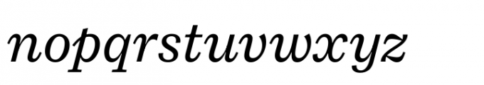 Macklin Variable Italic Font LOWERCASE
