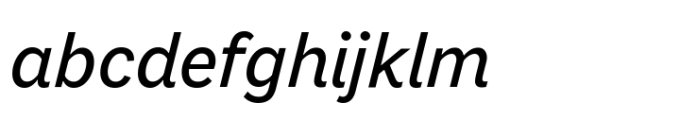 Macklin Variable Sans Italic Font LOWERCASE